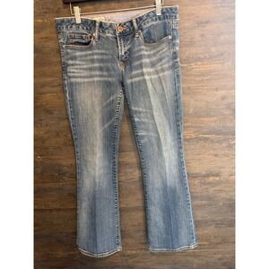 Gap 1969 Sexy Boot Jeans Womens 28/6a Medium Wash Low Rise Denim Blue Flare